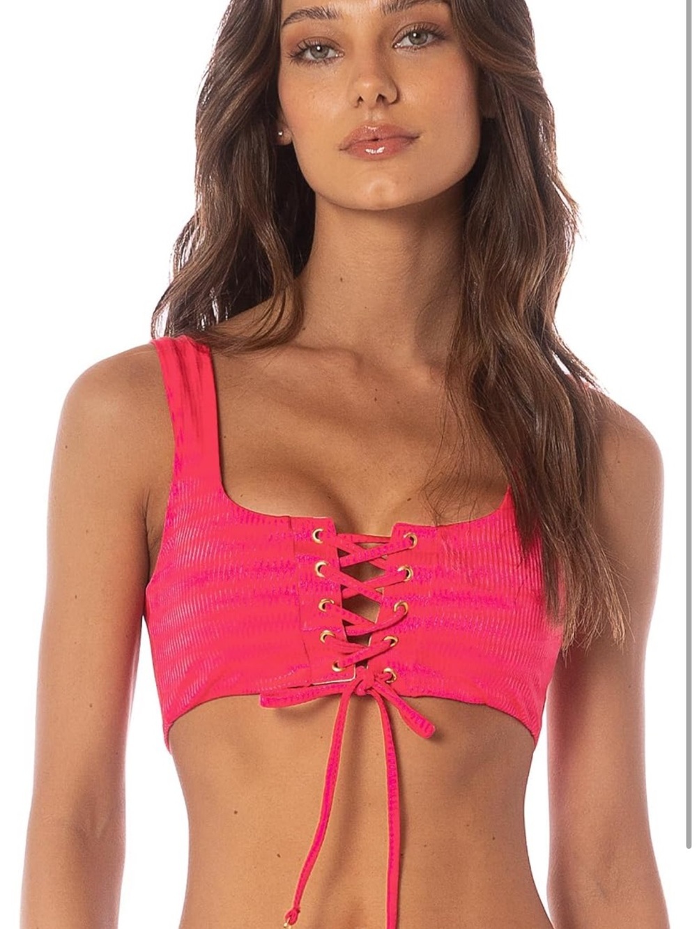 Maaji 3899 Classic Bralette Top Swimwear Red. 2024/bb5-2